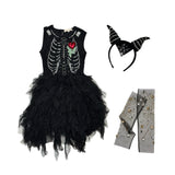 Tutu Du Monde Day of the Dead Halloween Dress Set