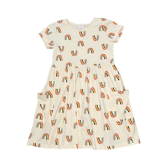 Hanna Andersson Rainbow Twirl Dress