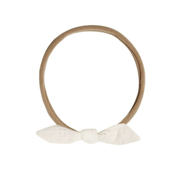 Quincy Mae Little Knotted Headband - Ivory