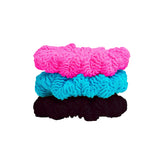 Limeapple Crinkle Hair Scrunchie 3 Piece Set