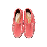 Atlanta Moccasins Coral Fringe Shoes