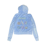 Butter Blue Beach Terry Hoodie