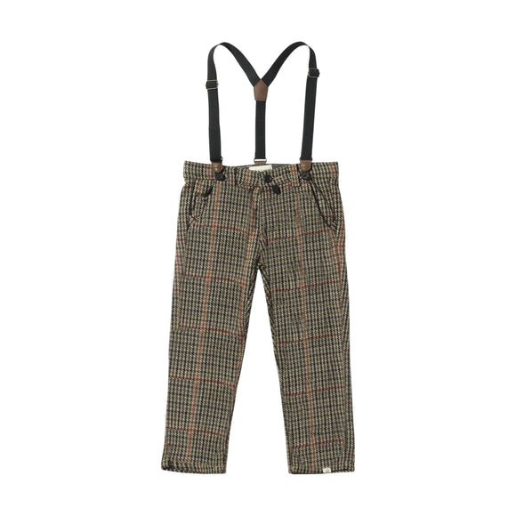 Me & Henry Marcus Pants - Brown Houndstooth