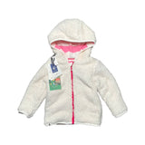 Pink Striped Reversible Zip-Up