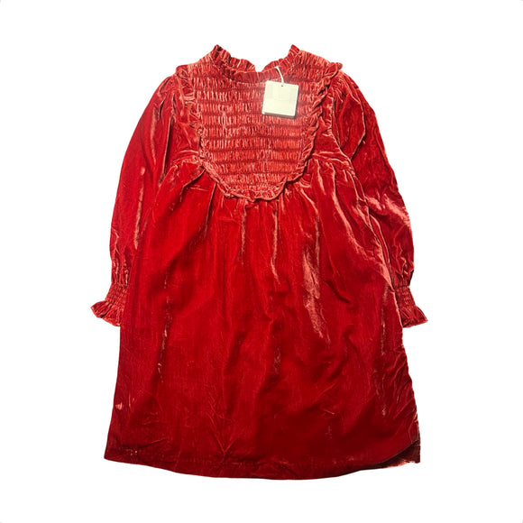 C'Era Una Volta Red Velvet Dress