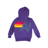 Aviator Nation Purple Zip-Up Hoodie