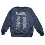 Taylor Swift Official Merch The Eras Tour Black Sweatshirt