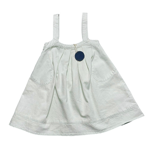 Nou Nelle Strap Light Denim Button Jumper