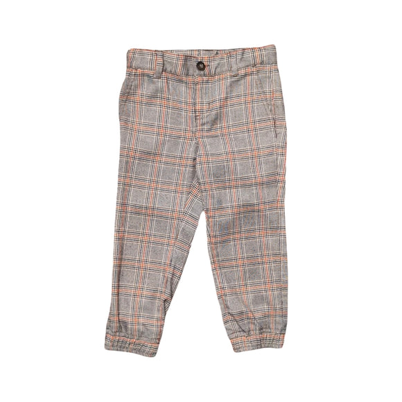 Janie and Jack Plaid Cuffed Pants