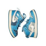 Air Jordan Mid Washed Denim Sneakers