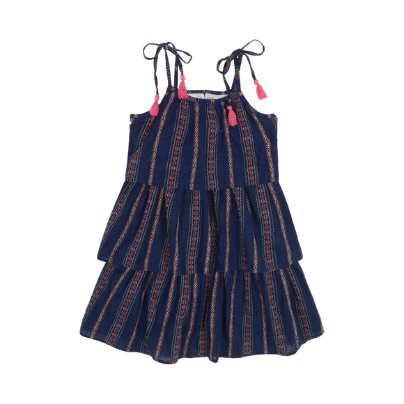 Poppet & Fox Flapper-Style Tiered Summer Dress