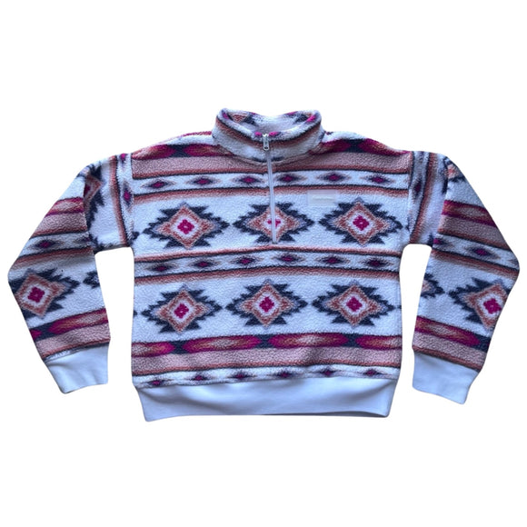 Abercrombie Kids half-zip sherpa sweater