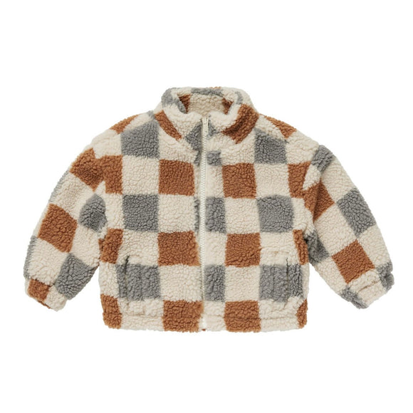 Rylee and Cru Coco Jacket - Shearling Check