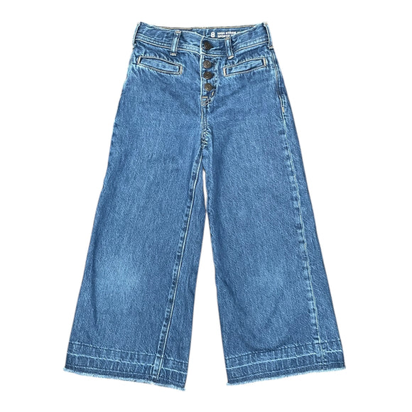 Gap High Rise Stride Wide-Leg Ankle Jeans