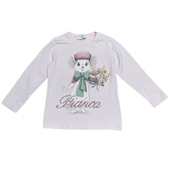 Monnalisa “Bianca” Long Sleeve Tee