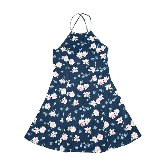 Abercrombie Floral Jersey Dress Little White Sneakers Abercrombie Floral Jersey Dress Little White Sneakers