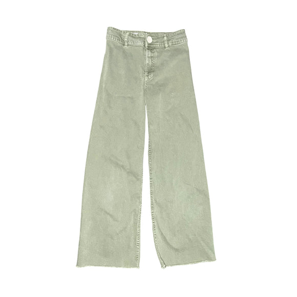 Zara Green Wide Leg Jeans