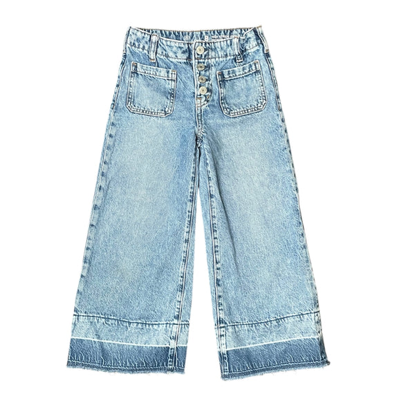 Gap High Rise Stride Wide-Leg Ankle Jeans