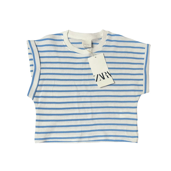 Zara Striped Sleeveless Shirt