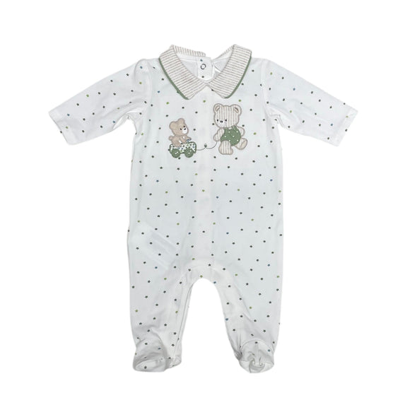 Mayoral Bear Graphic Romper