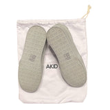 Akid Grey Tweed Slip-On Shoes