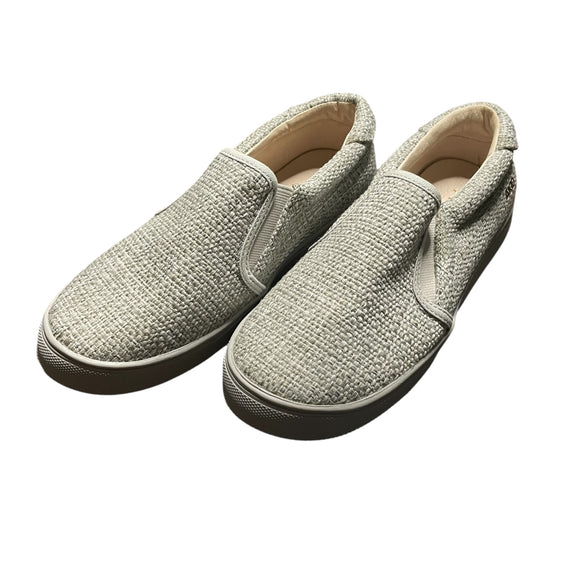 Akid Grey Tweed Slip-On Shoes