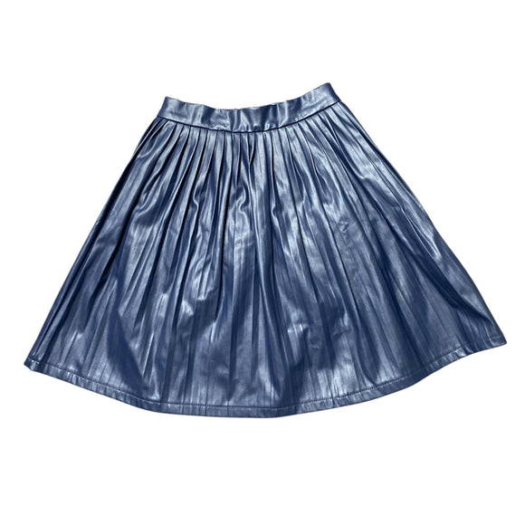 Momo Faux Leather Pleated Skirt