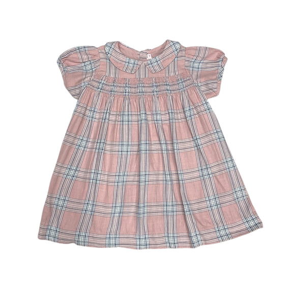 Bonpoint Plaid Smocked Dress