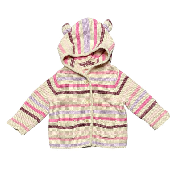 Gap Striped Bear Cardigan