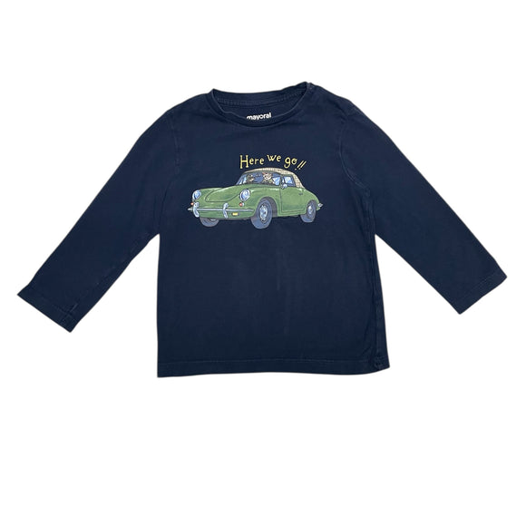 Mayoral Long Sleeve Graphic Tee