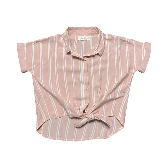 Treasure & Bond Tie Front Shirt