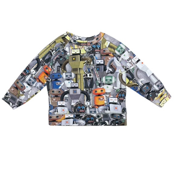 Molo Robot Graphic Long Sleeve