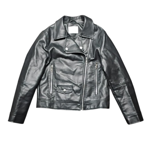 Zara Faux Leather Biker Jacket