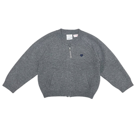 Zara Full-Zip Knit Cardigan