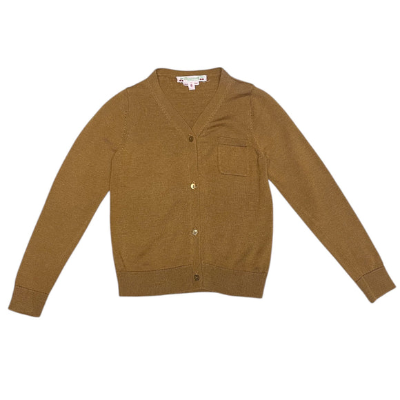 Bonpoint Brown Wool Cardigan
