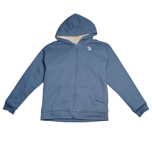 Abercrombie Faux Fur-Lined Full-Zip Hoodie