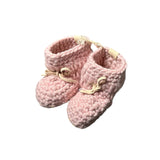 Beba Bean Sweater Moccs Dusty Rose Shoes