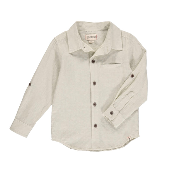 Me & Henry Atwood Woven Shirt - Ecru