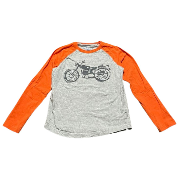 Mini Boden Long Sleeve Motorcycle Graphic Tee