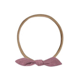 Quincy Mae Little Knot Headband || Mulberry