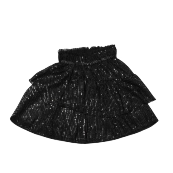 Vignette Black Sequin Skirt
