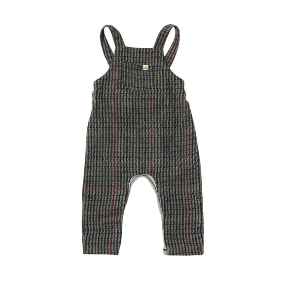 Me & Henry Gleason Overalls - Black Houndstooth