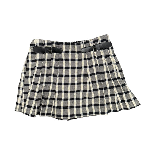 Zara Plaid Buckle Skort