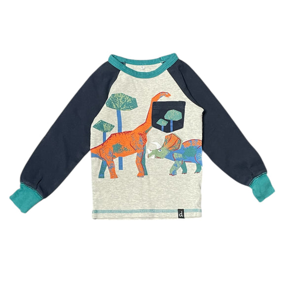 Deux Par Deux Dinosaur Shirt