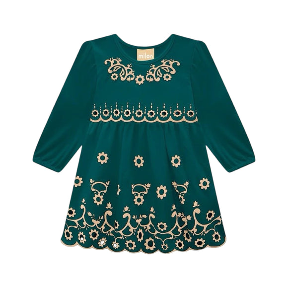 Milon Dress - Hunter Green