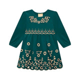 Milon Dress - Hunter Green