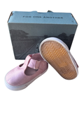 TOMS pink shiny infant mary janes