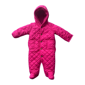 Ralph Lauren Baby Girl Quilted Snowsuit