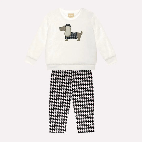 Milon Embroidered Baby Girl Set