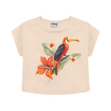 Nanai Bejewelled Boxy Parrot T-Shirt